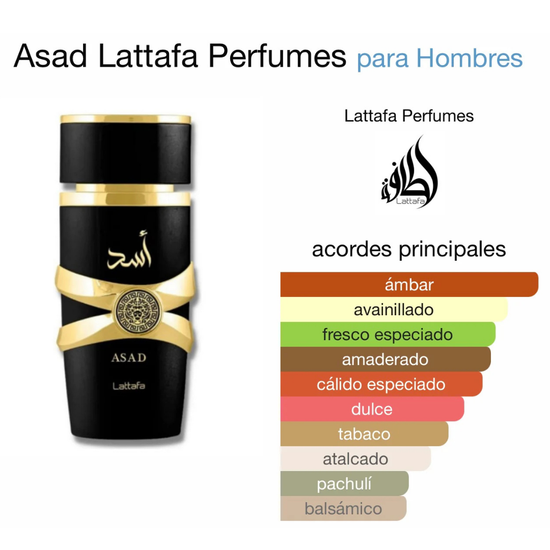 LATTAFA ASAD|EL AROMA QUE TE DEFINE