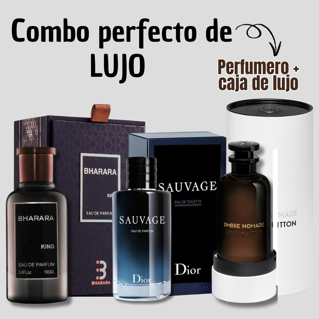 COMBO DE LUJO | PERFUMES + OBSEQUIO SORPRESA